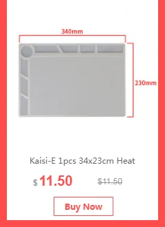 Kaisi-F 28*20 см силиконовый коврик для пайки изоляция обслуживание электронный планшет телефон с областью Ремонт Платформа инструмент коврик