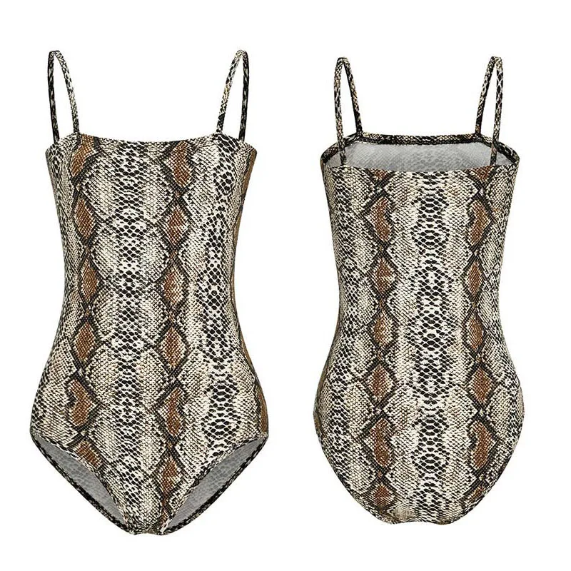 Женское боди с леопардовым принтом ADEWEL сексуальное без рукавов Новинка лета 2019