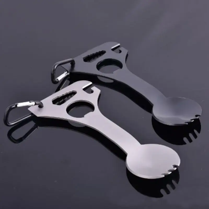 Столовая ложка вилка гаечный ключ открывашка для бутылок карабин в виде