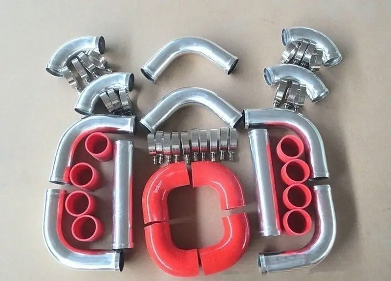 NEW 3&quot 76mm aluminum universal Intercooler Turbo Piping pipe &amp hose Clamps |