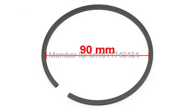 Комплект колец поршня диаметром 90 мм для воздушного компрессора 6 шт. |