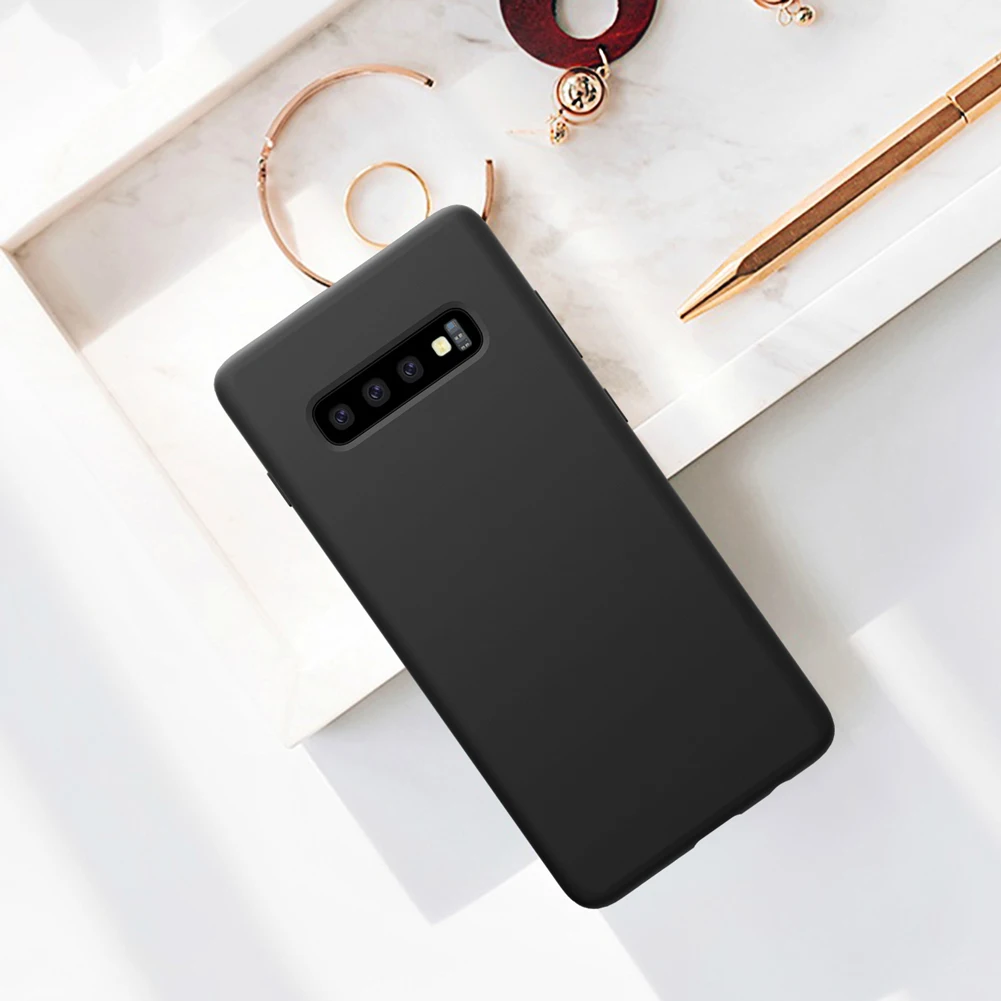 Чехол для Samsung Galaxy S10 Plus Nillkin Flex чистый тонкий защитный чехол из жидкого силикона