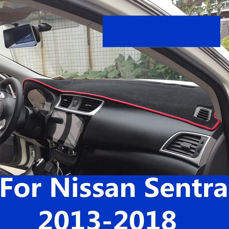Для Nissan Sentra 2013 2018 центральный инструмент управления панель затенение изоляция