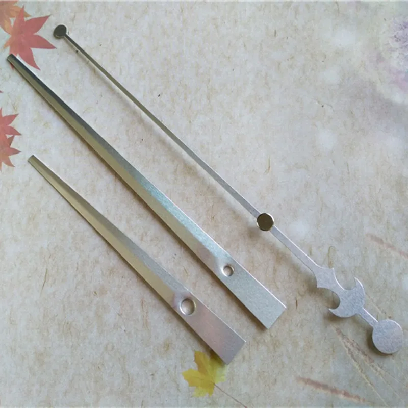 50 комплектов серебристого металла длинные руки для DIY часы кварцевые Быстрая из Китая
