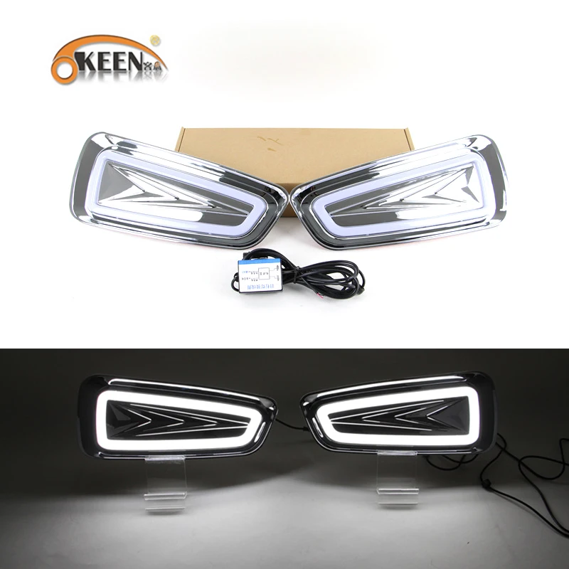 OKEEN 2шт Высокое качество светодиодный DRL для Ford Raptor F150 2010 2011 2012 2013 2014 дневные