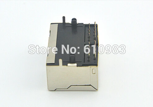 50 шт./лот двойной порт сетевой интерфейс RJ45 разъем сеть transposon 8 контактный 59 1X2