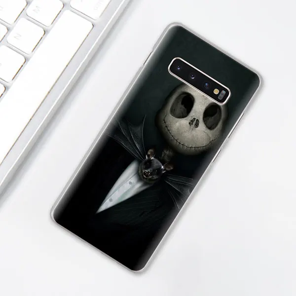 015 С принтом "Кошмар перед Рождеством" святить чехол для телефона для samsung Galaxy S10e S10 плюс S7 S8 S9 Plus Note 8 9 M10 M20 M30 жесткий чехол Coque - Цвет: 015