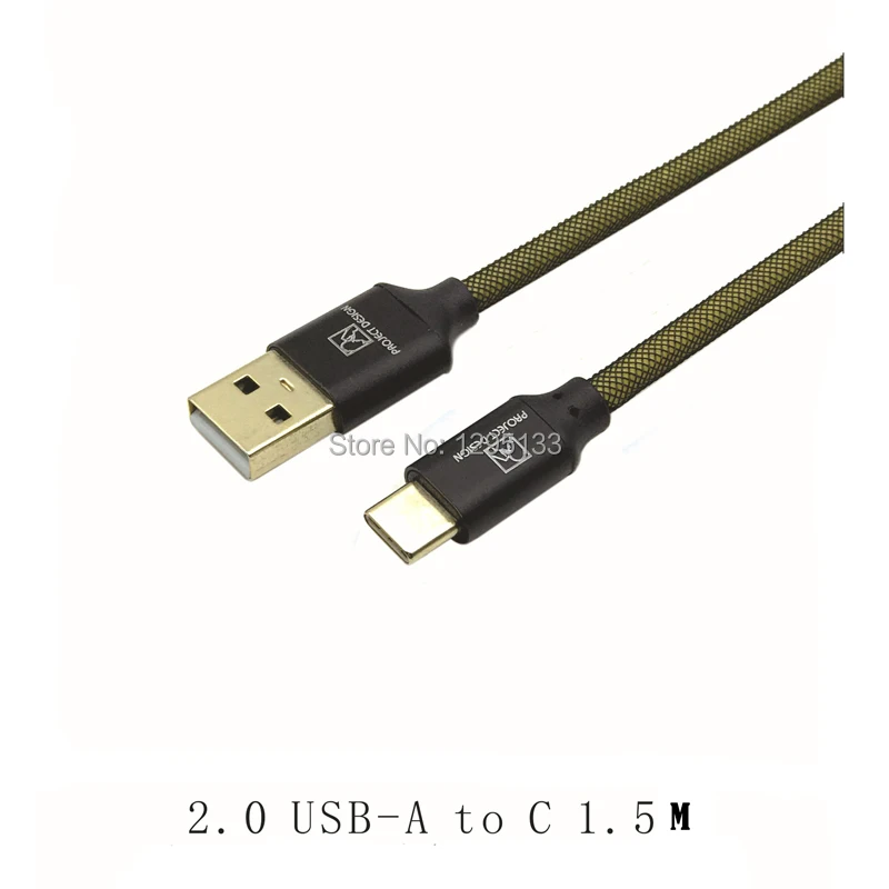 1 5 м позолоченный высококачественный кабель для передачи данных Type C USB быстрой