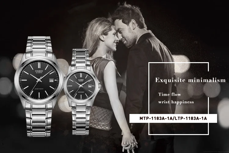 Мужские часы Casio Мужские часы Set Top Brand Роскошные женские часы Кварцевые наручные часы Спортивные мужские часы Водонепроницаемые женские часы Luminous Pair Design Model relogio feminino masculino reloj hombre