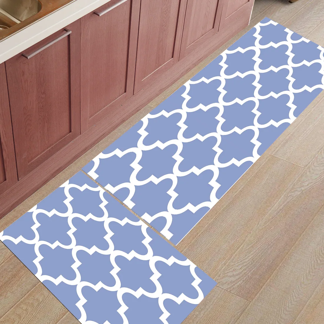 2 шт./компл. простые коврики с геометрическим принтом коврик для входной двери