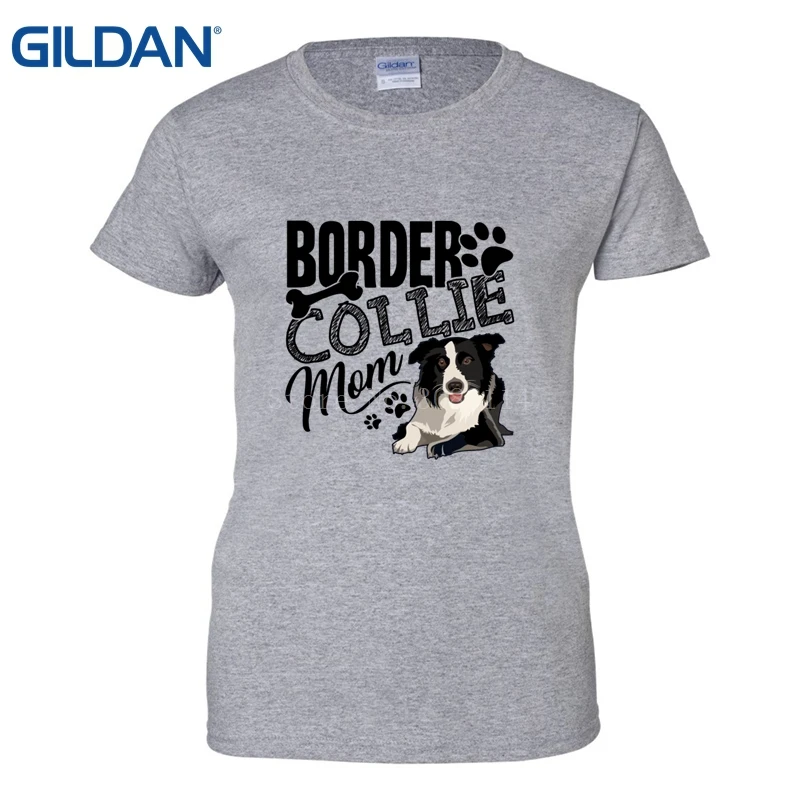 Border Collie мама Рубашка Футболка Веселая Новая женская весна лето платье короткий