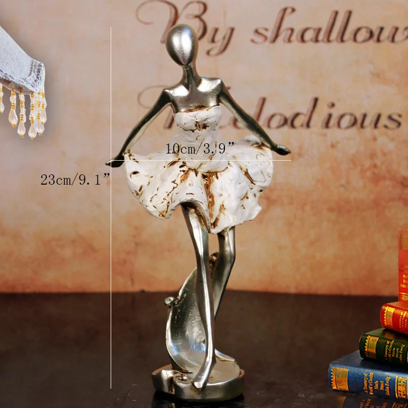 Европейские винтажные балетные танцевальные модели красоты украшения из смолы