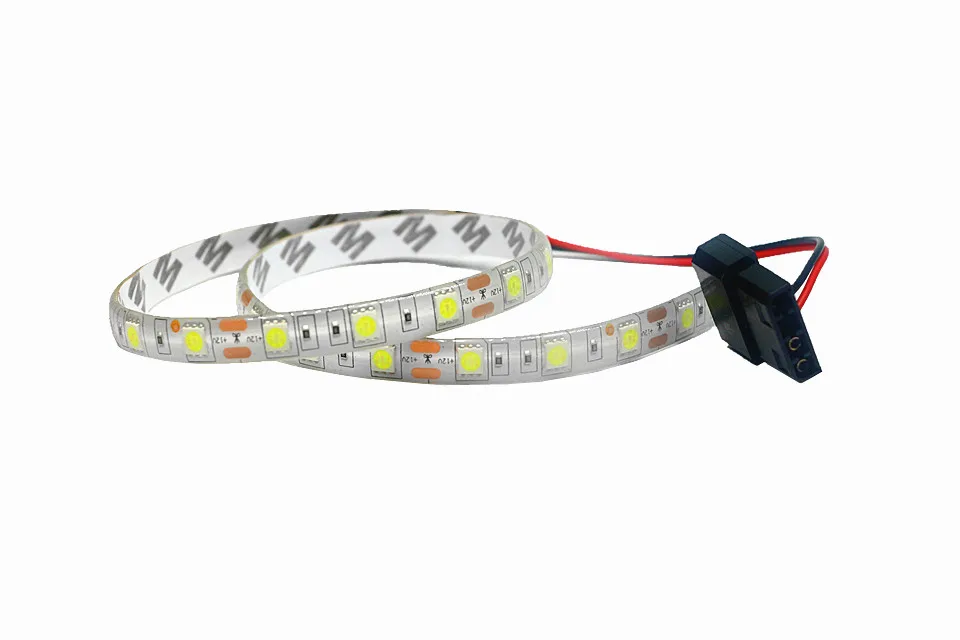 RGB led ленточный светильник полный комплект для ПК компьютерный чехол SATA интерфейс питания фиксируется клейкой лентой, пульт дистанционного управления цвет 12 В