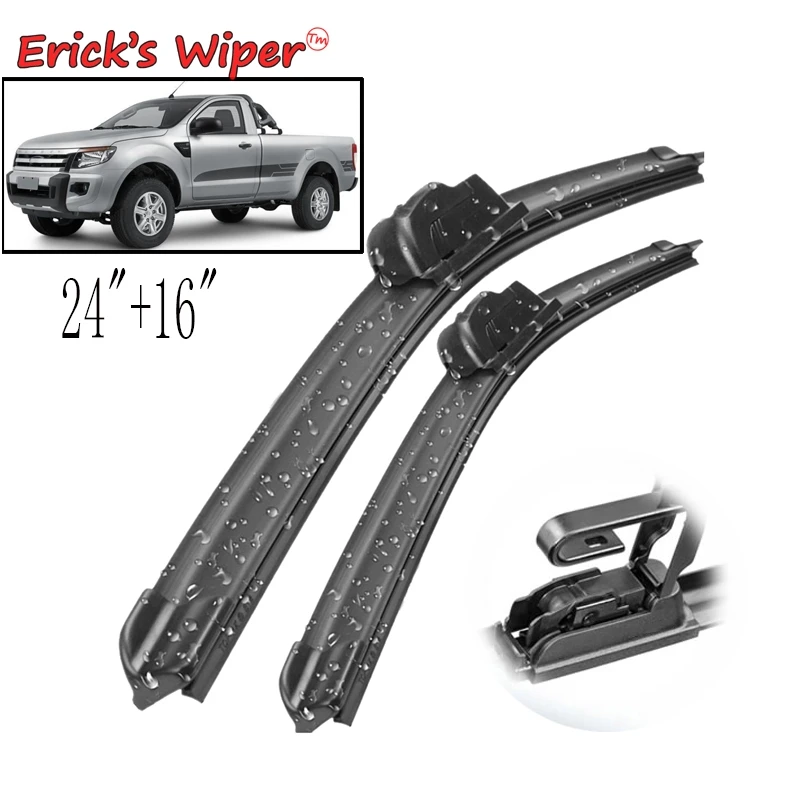Стеклоочиститель Erick's для Ford Ranger PJ PK PX 09/2011-06/2015 24 + 16 дюймов | Автомобили и
