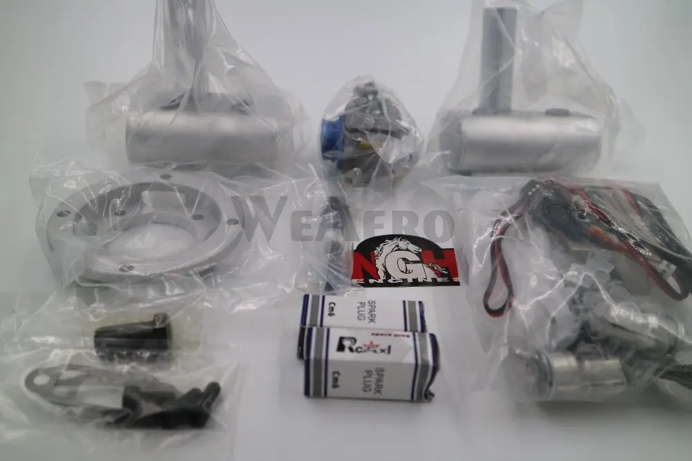 NGH 70CC 2 тактный цилиндровый бензиновый/бензиновый двигатель GTT70 для RC самолета|petrol