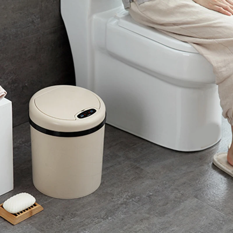 9L индукционный Круглый автоматический сенсор держатель для мусорного мешка Pp