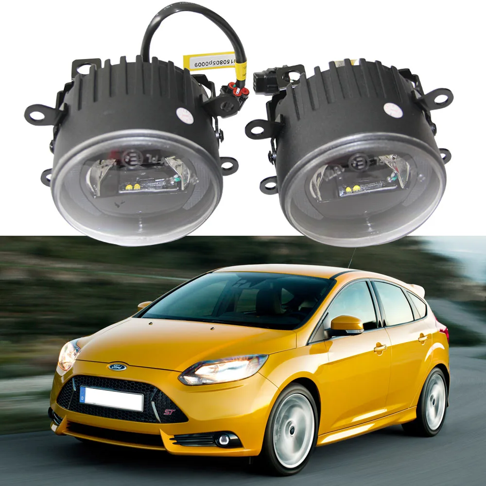 12V Замена светодиодный Drl Противотуманные фары дальнего света светильник для Ford