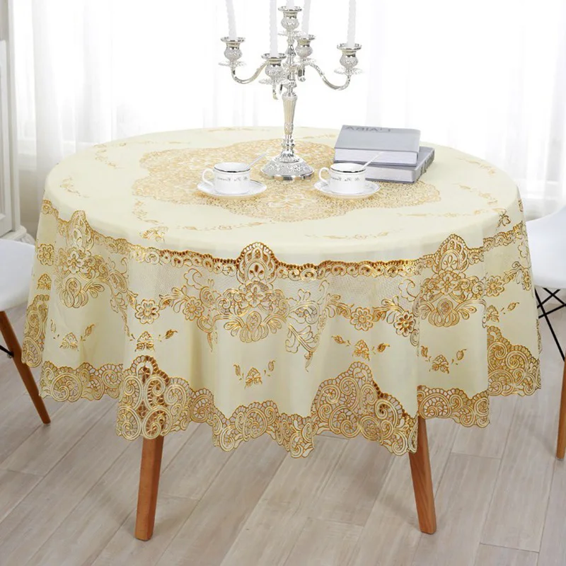 Европейская простая скатерть с золотыми блестками скатерти для свадьбы