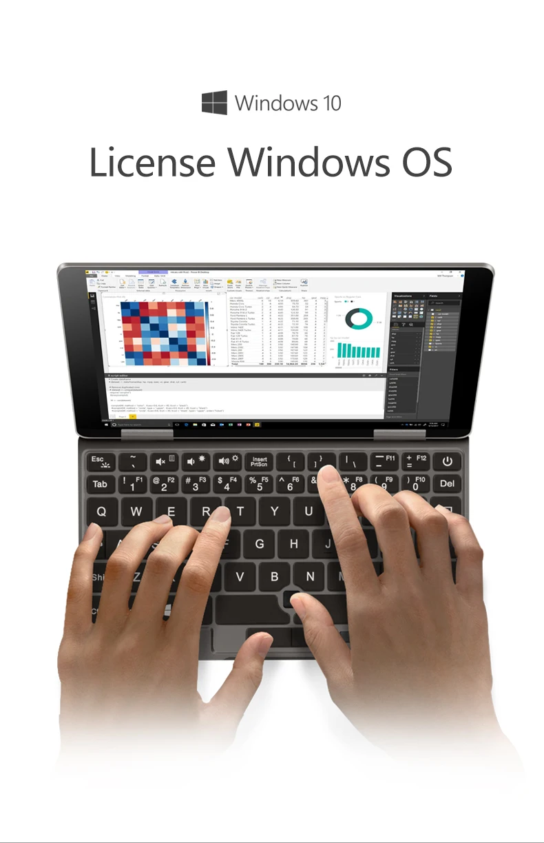 Один нетбук One Mix 2S Yoga карманный ноутбук Intel Core i7-8500Y Dual-Core Touch ID(Платиновый)+ Стилус(серый