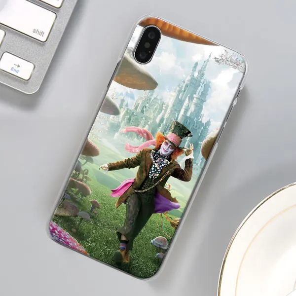 Алиса в стране чудес Чеширский кот чехол для телефона для Apple iPhone X XR 7 8 Plus 6 6s Plus XS MAX 11 Pro Max SE чехол для телефона Coque - Цвет: 08