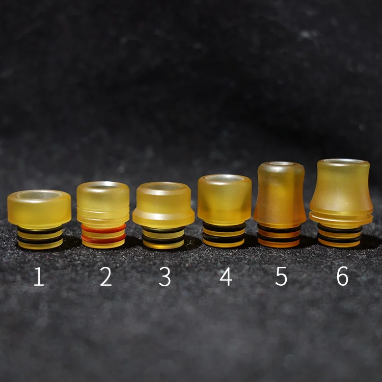 Капельный наконечник mtl 510 1 шт. для вейпа mini yellow PEI ultem насадки атомайзера thread RTA RDA