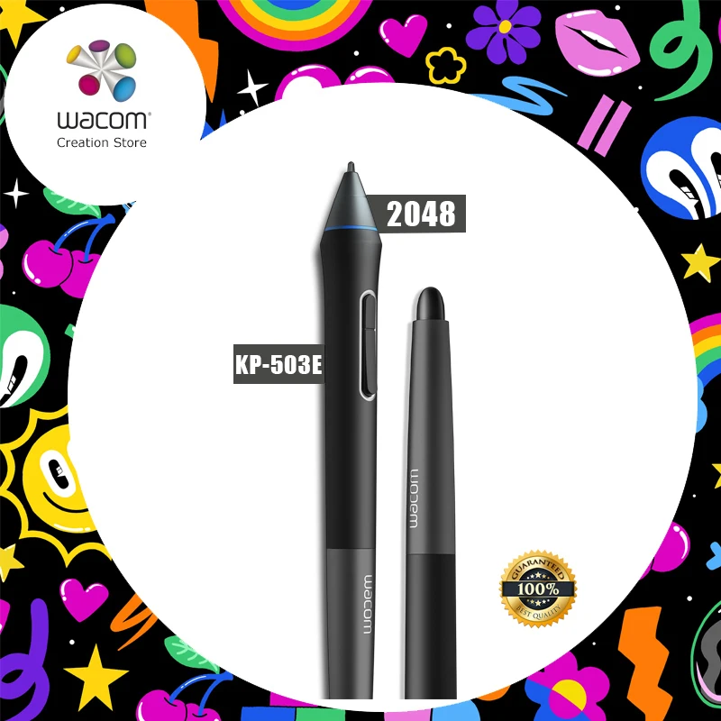 Wacom Intuos Pro Pen (KP-503E) для 4/5/Pro Cintiq 13HD 21UX 22HD 24HD Companion (уровень давления 2048) | Компьютеры и