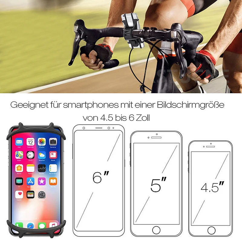 Велосипедный держатель для телефона Kstucne для iPhone 7 samsung, универсальный держатель для мобильного телефона, держатель для руля велосипеда, держатель для крепления на руль, gps кронштейн