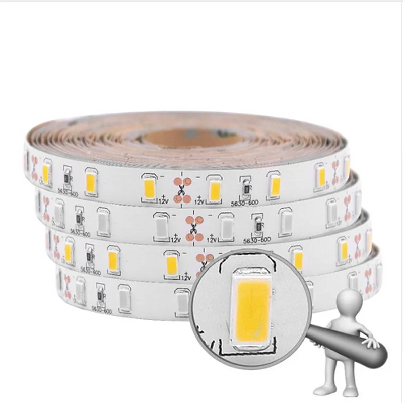 

5730 LED Strip 5m / Roll 300led 5730 Flexible Strip Light Not Waterproof Waterproof Indoor Home Lighting Decorative Light DC12V