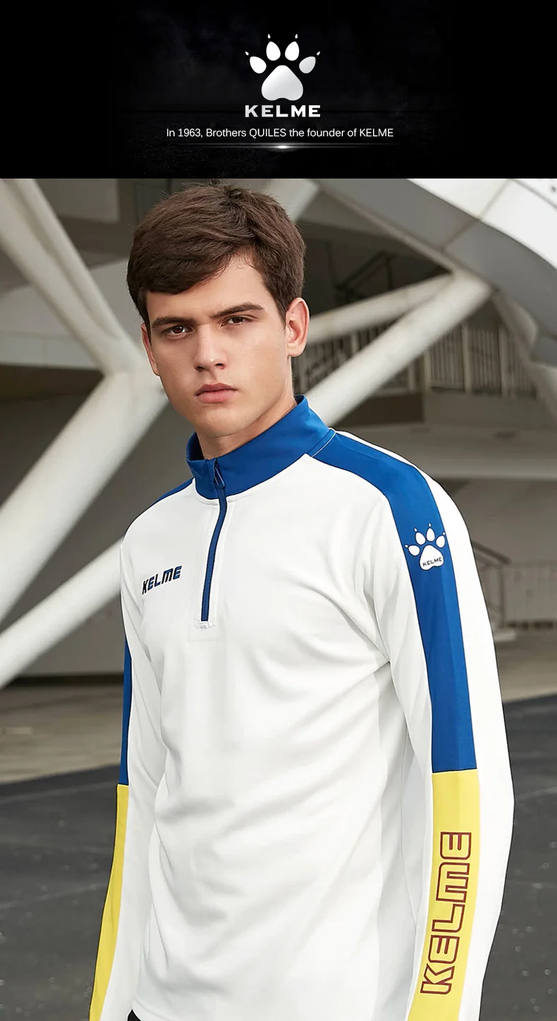 KELME мужской стиль жизни бег Футбол Баскетбол Спортивный тренировочный свитер с капюшоном мужская спортивная одежда 3881331
