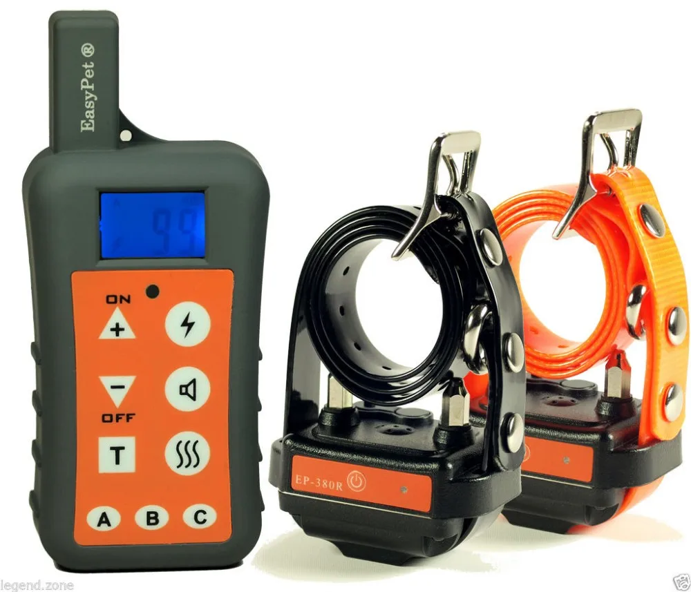 Поезд до 3 собак EASYPET 1200 м дальность дистанционного тренера водонепроницаемый и погружной электронный ошейник для дрессировки собак для охоты