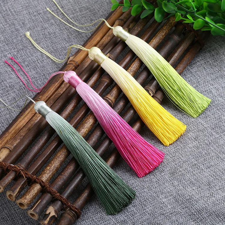 

15PCs Tassel Pendants Polyester Trim Mixed Craft Applique Jewelry Making DIY