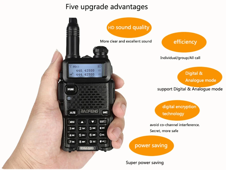 baofeng DM-5R DM 5R DM5R для DMR cb цифровая комплект рация 2 шт 10 км автомобильная портативная рации ham радиостанция трансивер baufeng двухдиновая магнитола радиостанции boafeng двухдиапазонная uhf vhf радиолюбитель