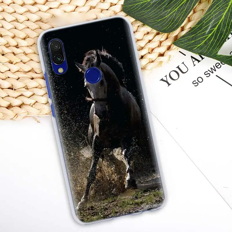 Чехол для бега лошадей для Xiaomi Redmi Note 7 Pro 7 6 5 Plus 5A 6A 4X S2 GO Pocophone F1 чехол для телефона Coque