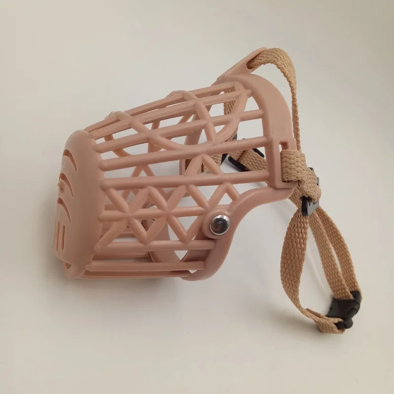 Собака морда Маска Анти собак и кошек Пластик корзина Регулируемый открытым