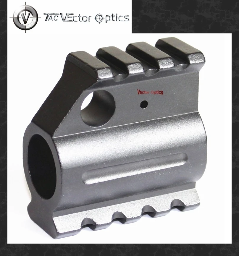 Vector Optics косой Стандартный Высокий профиль. 223 5 56 газовый блок двойные рельсы 20 мм