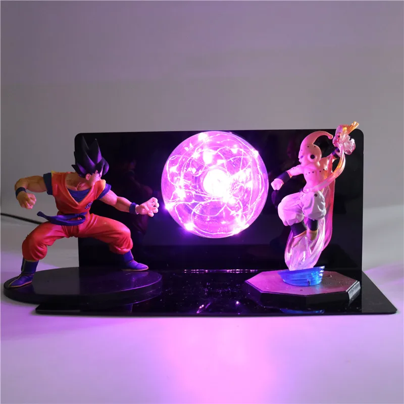 Мальчиков творческие огни Dragon Ball Супер Z Goku Diy светодиодный свет ночи Действие