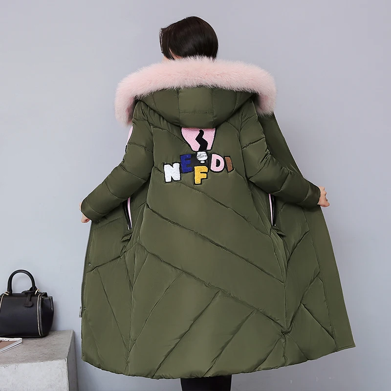 oodji Ukraine Real Rushed Full Standard Snow Jacket Female 2017 Sale Winter Women Long Coat Warm Thick Cotton Slim Coats | Женская