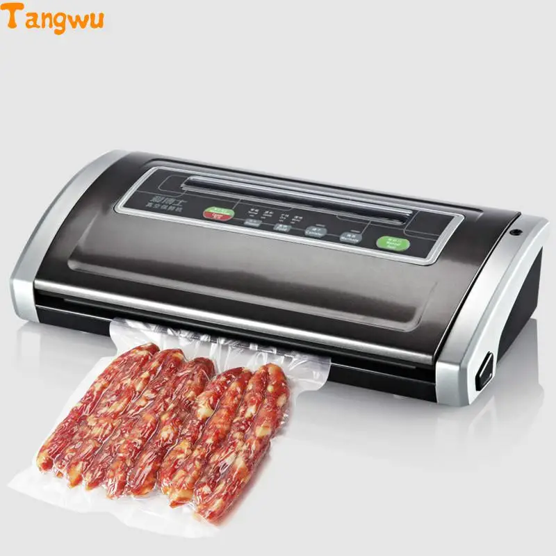 

Free shipping new Dry wet food preservation machine vacuum sealing small commercial pumping Vacuum Food Sealers NEW
