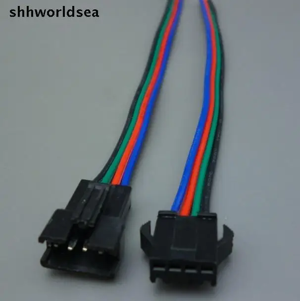 Многоконтактный Соединительный Штепсель shhworld 30 JST 2 54 мм SM 4 Pin способа с проводом