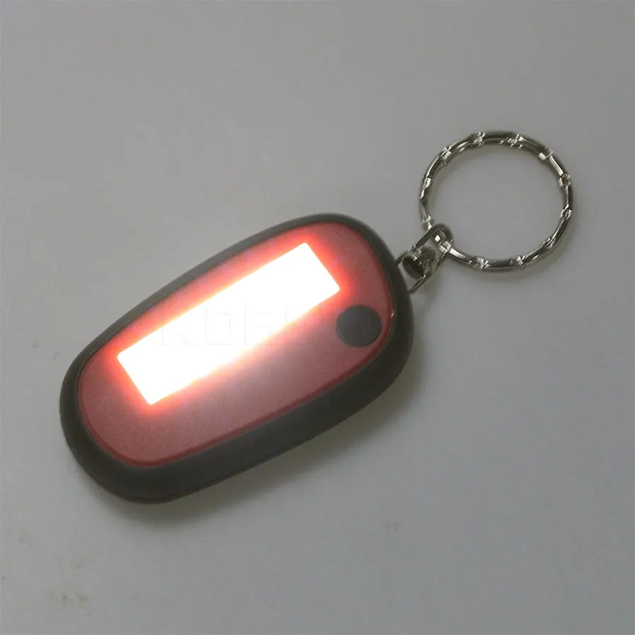 Мини брелок лампа COB LED Flash светильник 3 режима мини кольцо ПВХ