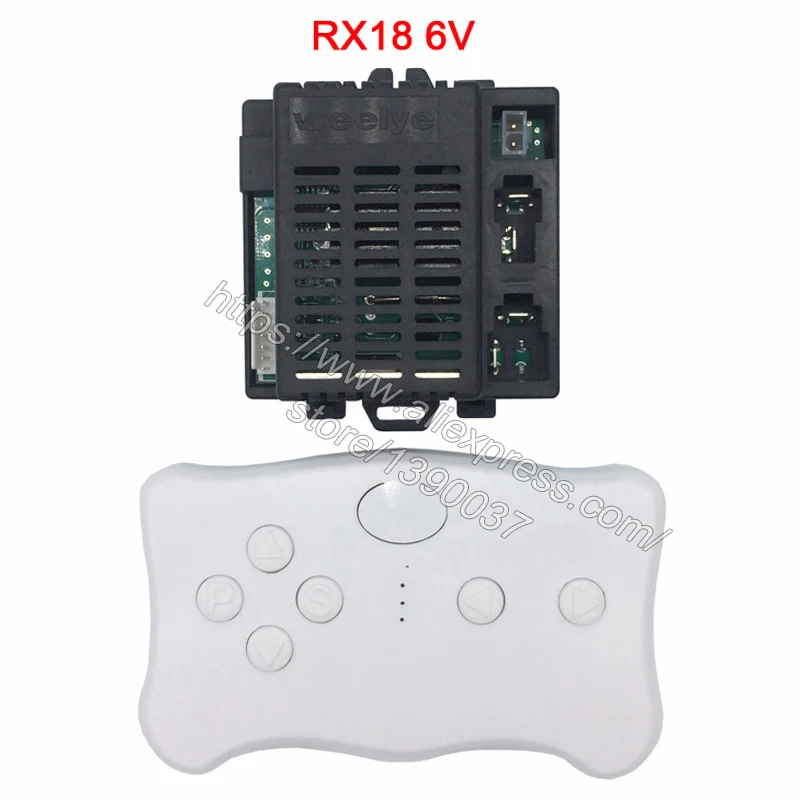 Full set 6V Wellye Детский Электрический игрушечный автомобиль bluetooth пульт дистанционного управления, контроллер с функцией плавного пуска 2,4G bluetooth передатчик - Цвет: Full set 6V