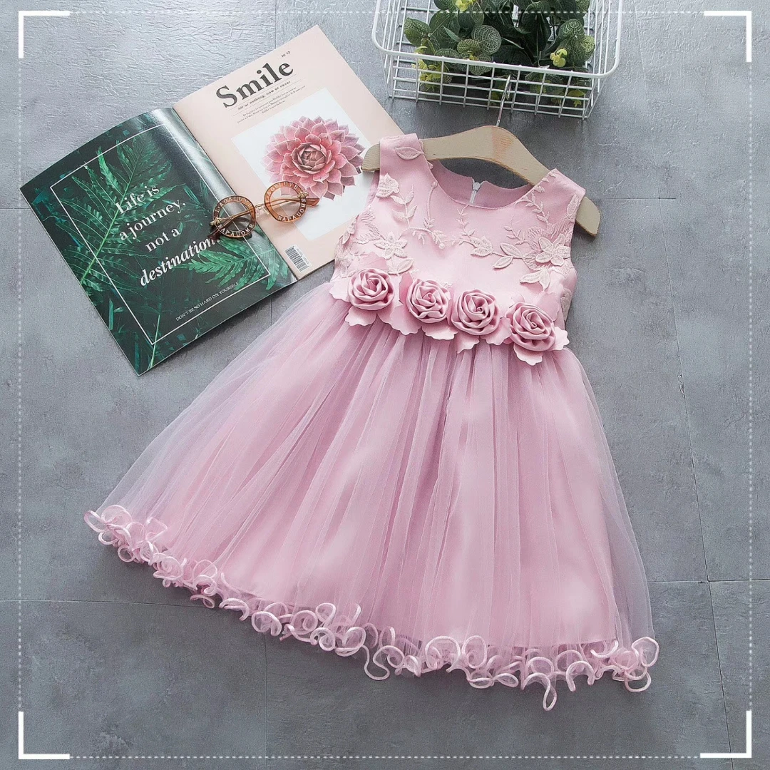 Новые платья для маленьких девочек 2019 горячая Распродажа Летнее платье