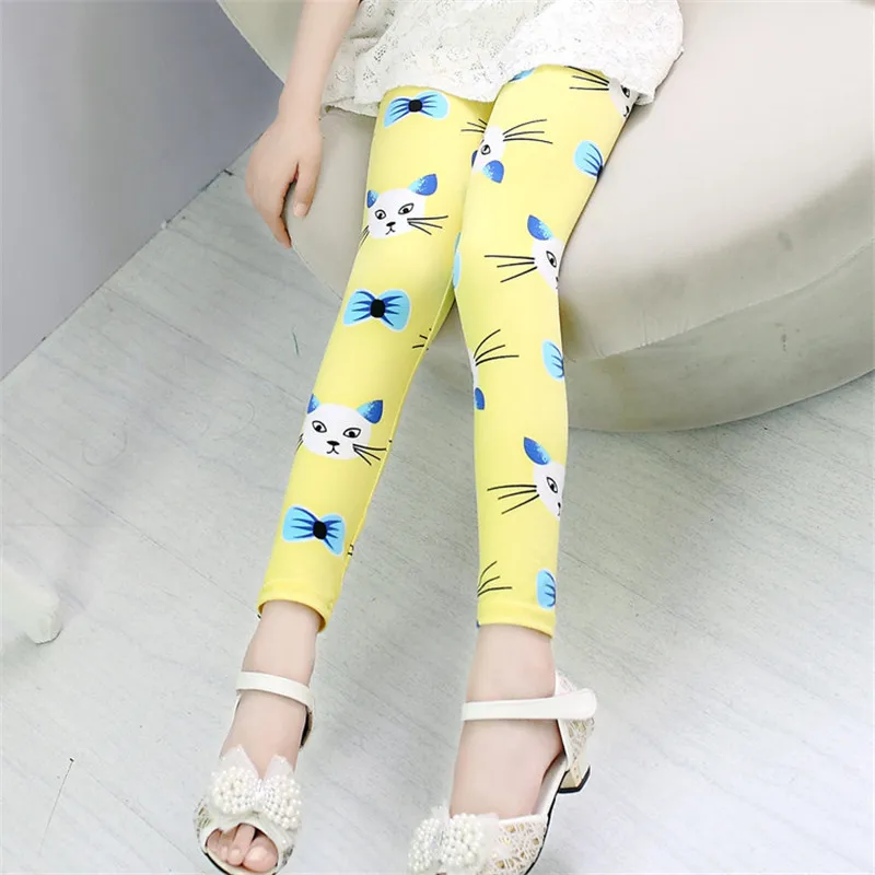 Розничная продажа капри для девочек от 3 до 10 лет с принтом без ног щиколотки