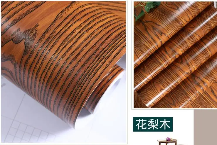 Самоклеящиеся обои с имитацией массива дерева водостойкие Стикеры для