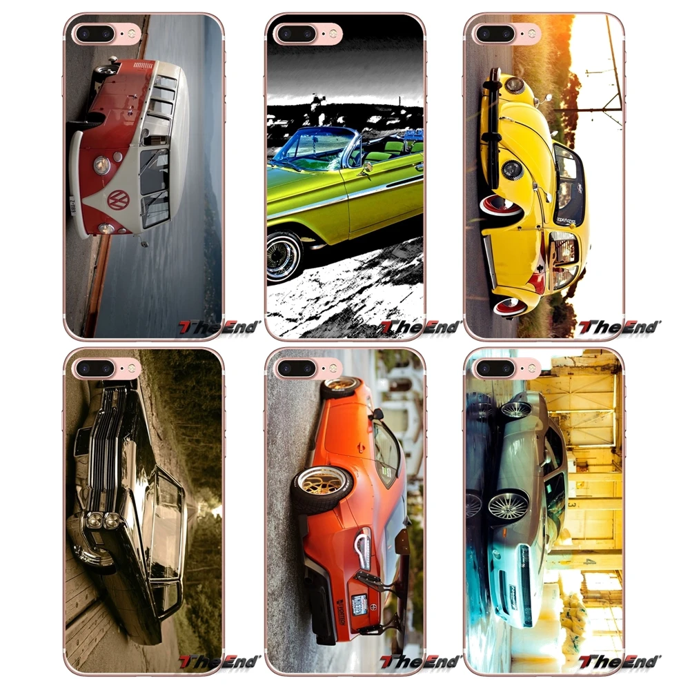Lowriders тачки для Sony Xperia Z Z1 Z2 Z3 Z5 compact M2 M4 M5 E3 T3 XA Aqua LG G4 G5 G3 G2 Mini Capa TPU Прозрачный