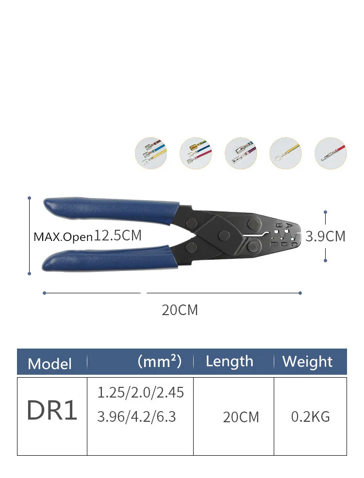 Обжимные клещи DR 1 SM C3 PH2.0 vh2.54 3 96 с пружинным коннектором|terminal crimping pliers|crimping plierscrimp