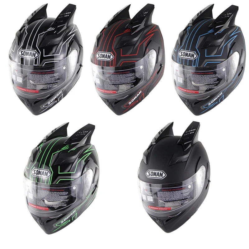 Точка двойной козырек полное лицо шлем мотоциклетные шлемы мотоцикл Capacetes Moto Cascoes