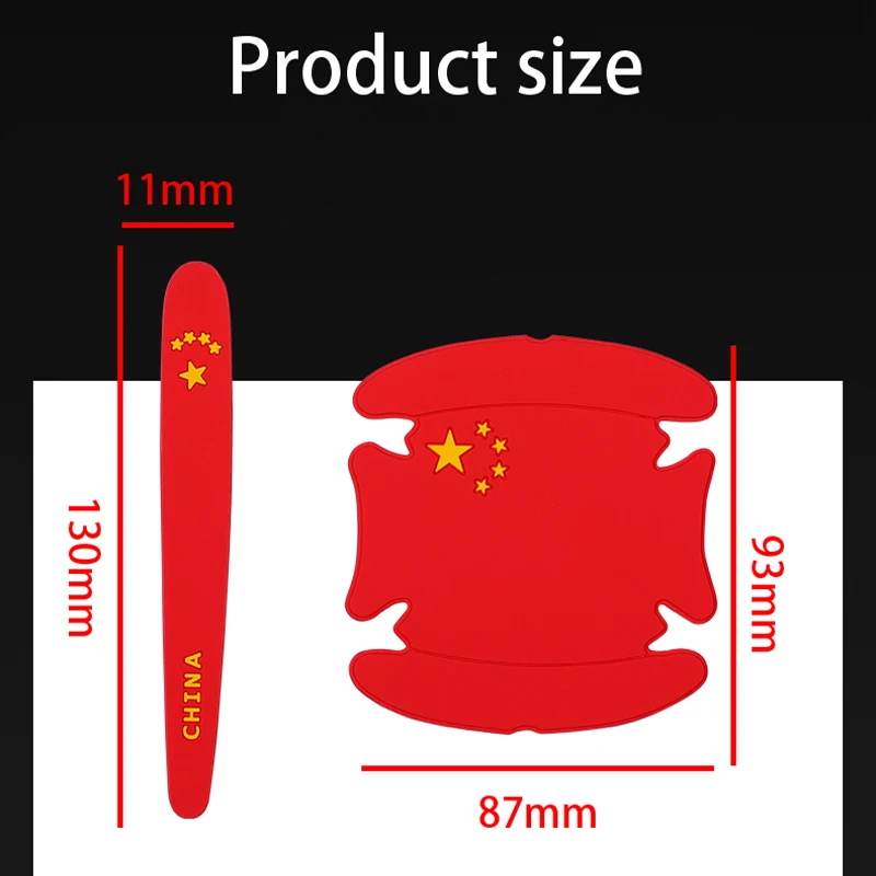 4 шт. защитные наклейки на дверную ручку автомобиля|Наклейки автомобиль| |