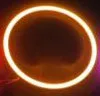 120mm yellow COB ангельские глазки 120 мм 2 штуки Авто Halo кольца COB 120 мм ангельские глазки Автомобильные фары мотоциклетные белые красные желтые синие 12 В светодиодные - Цвет: 120mm yellow