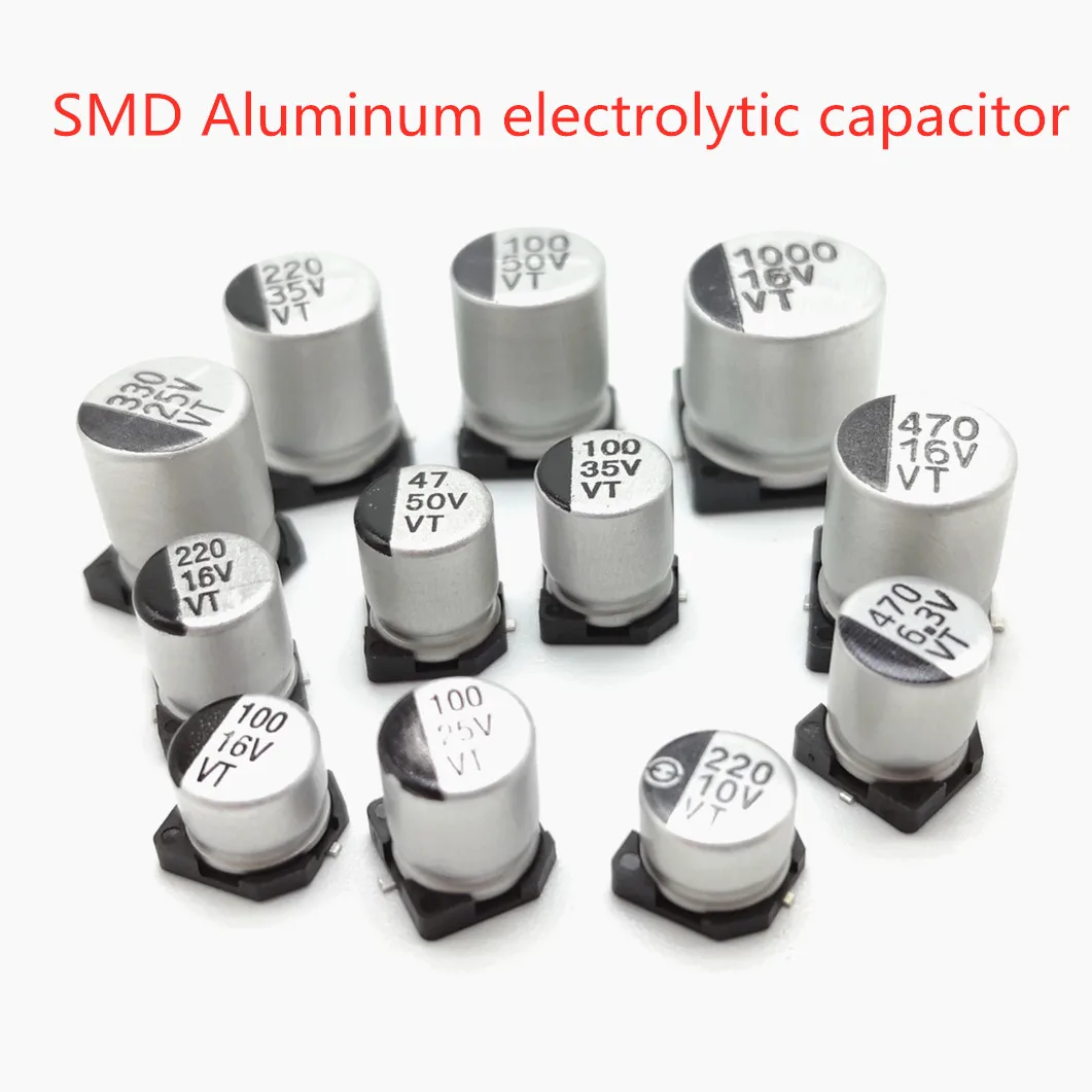 Для выведения токсинов, 40 шт SMD с алюминиевой крышкой, 50В, 35В, алюминиевая крышка, 25В 16V 10V 100 мкФ 220 мкФ 47 мкФ 33 мкФ 22 мкФ 10 мкФ 4,7 мкФ 2,2 мкФ 1 мкФ Алюминий электролитический конденсатор с алюминиевой крышкой